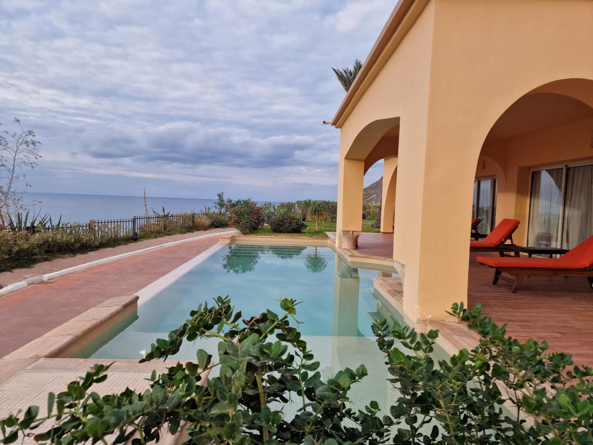 Royal Tulip Korbous Bay Thalasso & Springs (Adults Only) Qorbu Exterior photo A swimming pool in Morocco